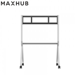 MAXHUB会议平板一体机 远程视频会议电视教学电子白板商用办公智慧触摸会议屏 新锐版Pro 简约移动支架（适配55-86英寸）ST33W MAXHUB