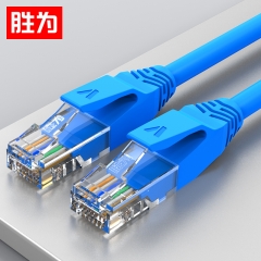 胜为（shengwei）超五类网线 cat5e类百兆无氧铜 高速电脑宽带连接线 1.5米